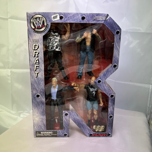 Undertaker, Flair, Austin, Dudley - WWE Draft 4 Pack Jakks Action Figures
