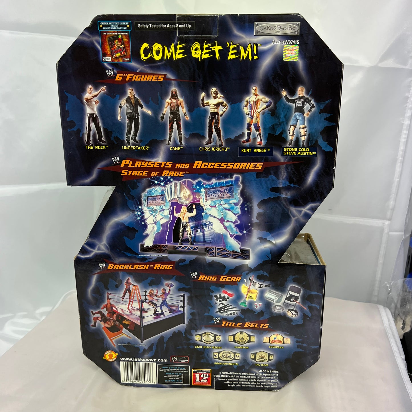 Vince, Jericho, Hogan, Rock - WWE Draft 4 Pack Jakks Action Figures