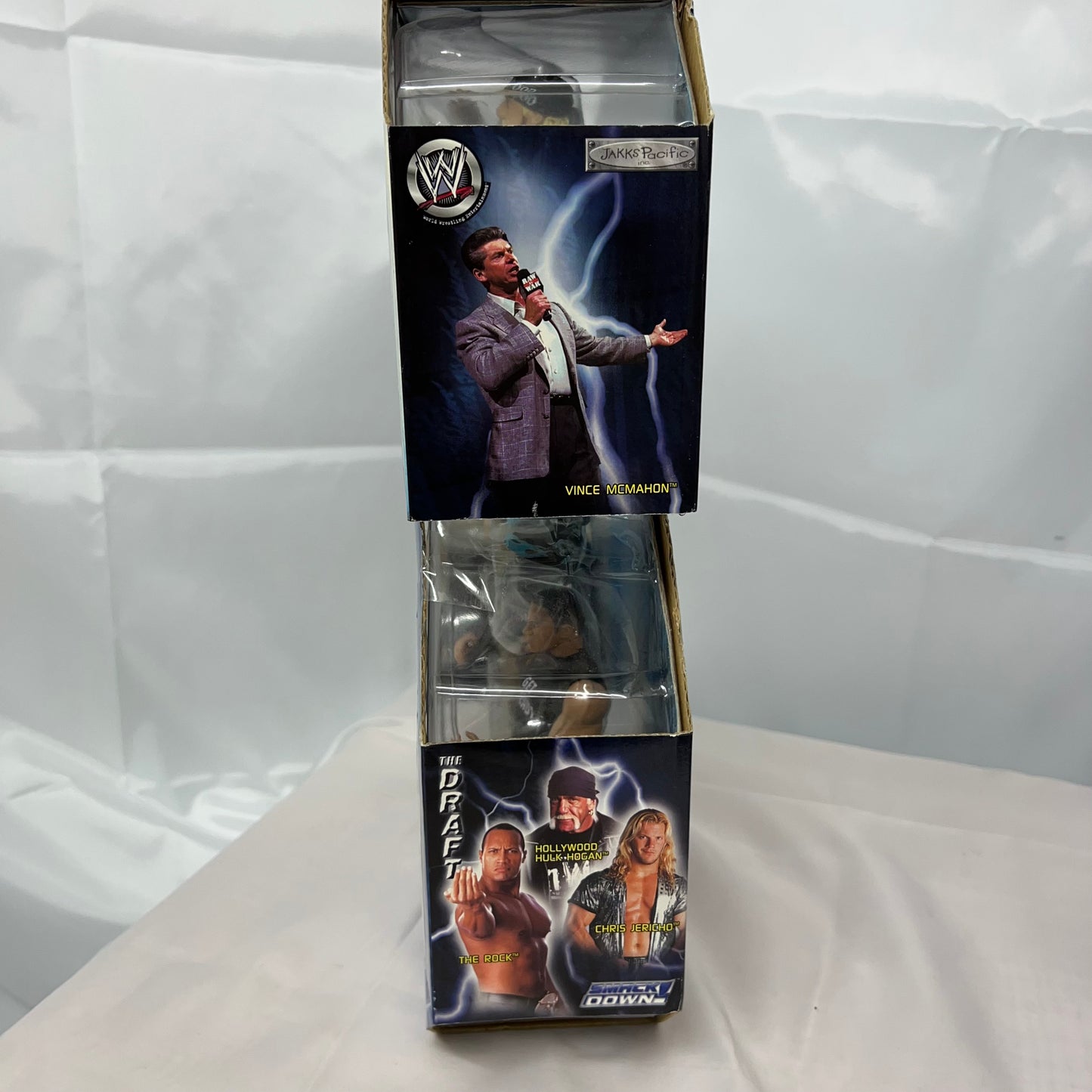 Vince, Jericho, Hogan, Rock - WWE Draft 4 Pack Jakks Action Figures