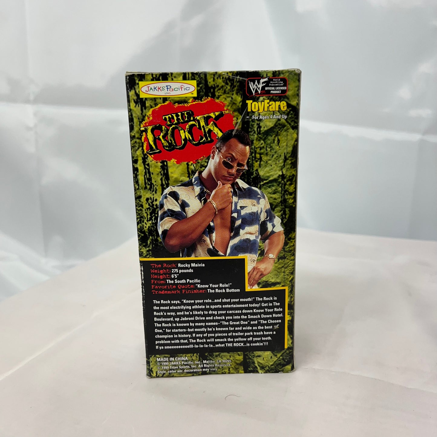 The Rock - WWE Toy Fair Jakks Action Figure