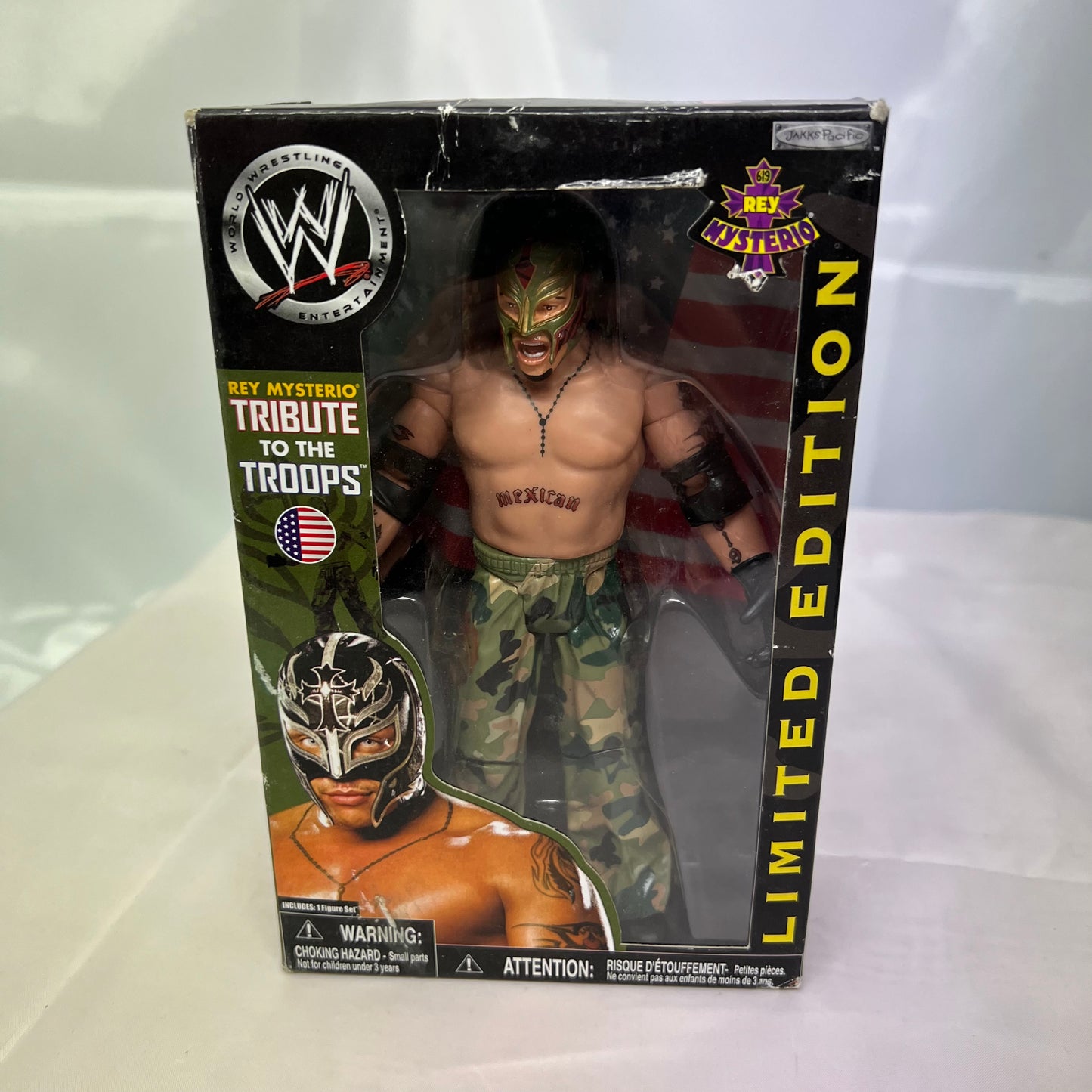 Rey Mysterio Camo - WWE Tribute to the Troops Jakks Action Figure