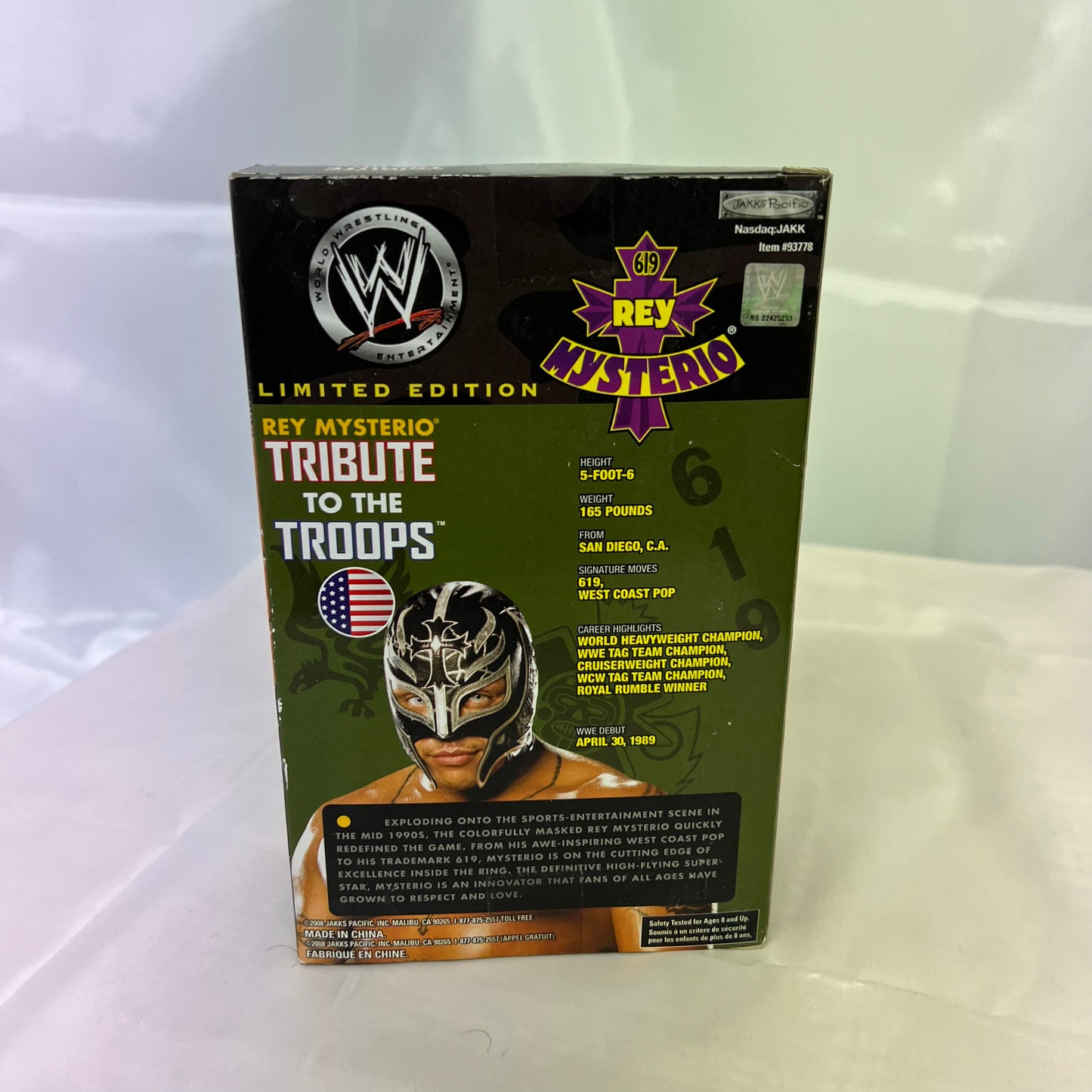 Rey Mysterio Camo - WWE Tribute to the Troops Jakks Action Figure