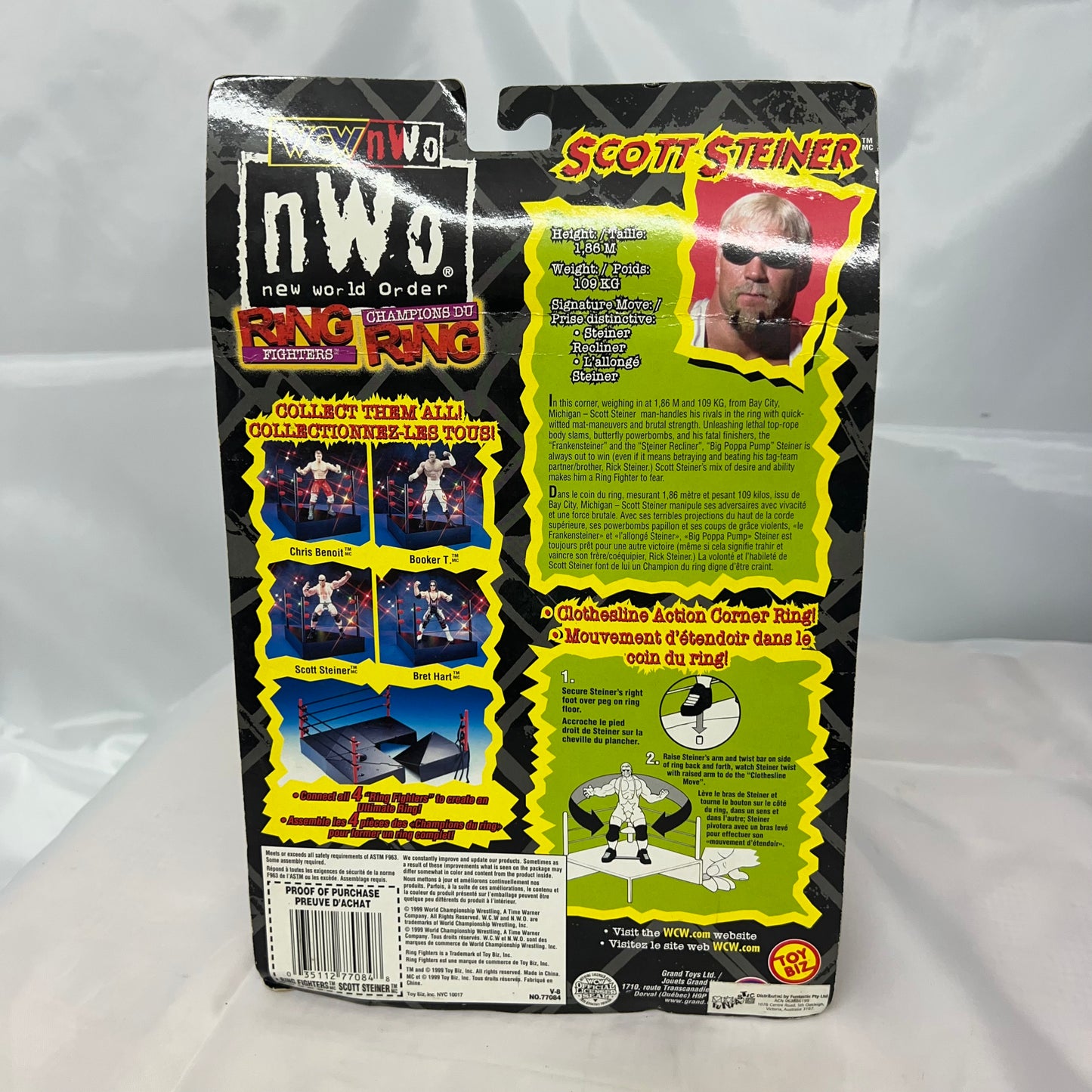 Scott Steiner - WCW WWE Ring Fighters Action Figure