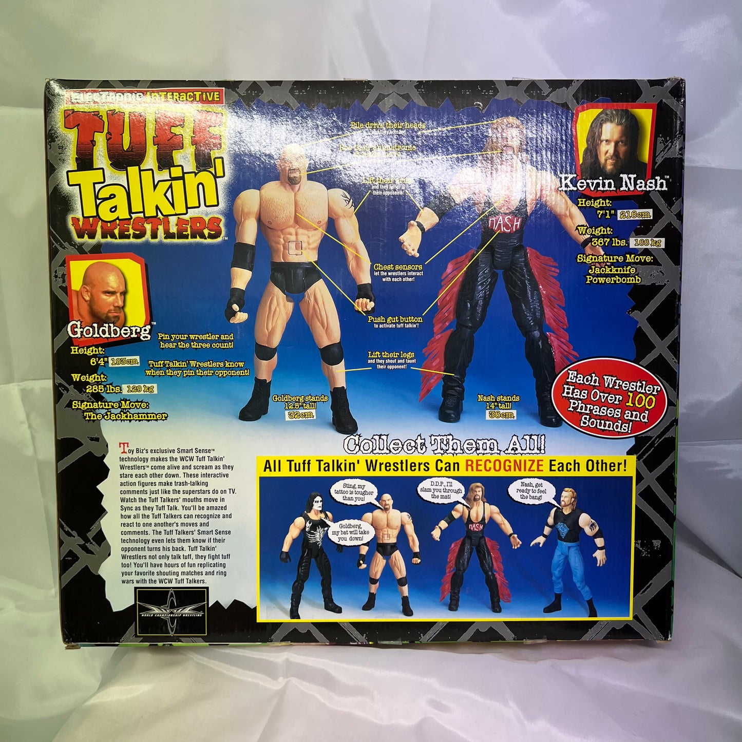 Goldberg and Kevin Nash - WCW WWE Tuff Talkin Action Figure 2 Pack Sealed
