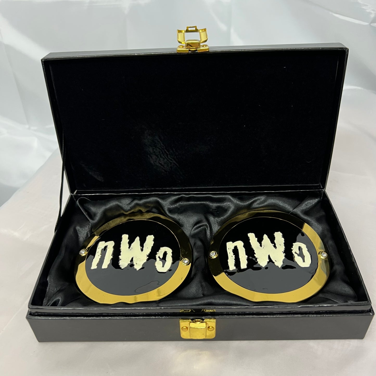 WWE NWO WCW Side Plates WWE Shop Authentic Official for Replica Belts