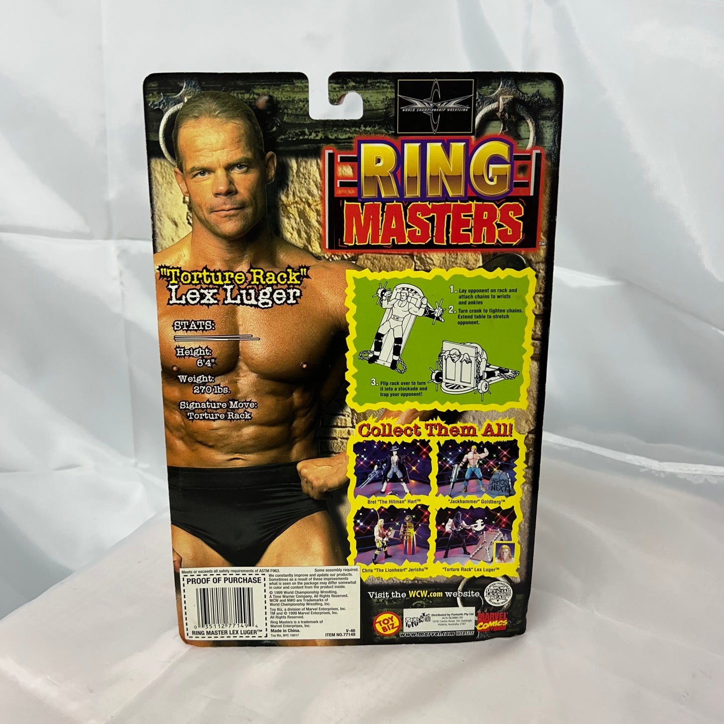 Lex Luger - WCW WWE Ring Masters Action Figure