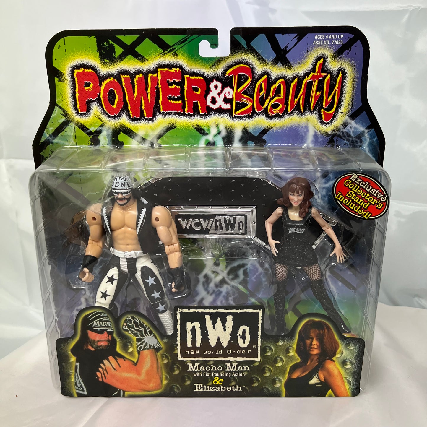 Randy Savage and Elizabeth - WCW WWE Power and Beauty 2 Pack Action Figures