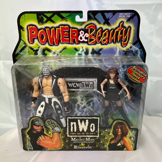 Randy Savage and Elizabeth - WCW WWE Power and Beauty 2 Pack Action Figures