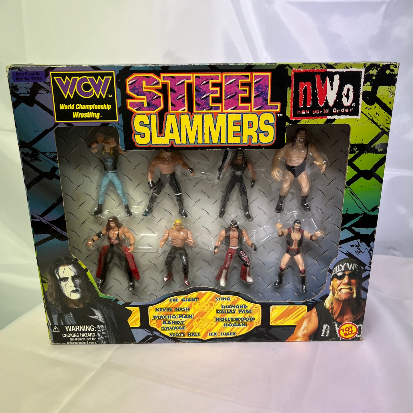 WCW WWE Steel Slammers NWO 8 Pack Action Figures
