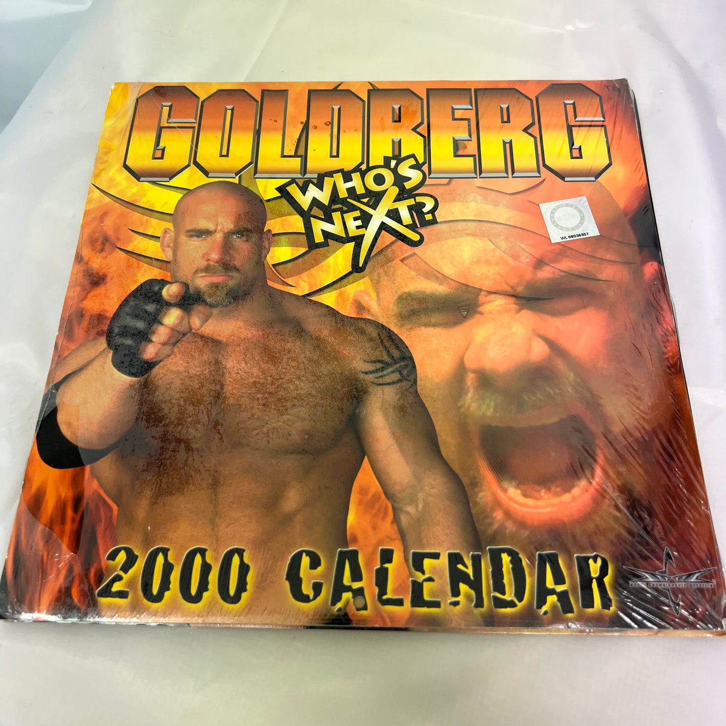 WCW Sealed Goldberg 2000 Calendar - WWE Rare Merchandise