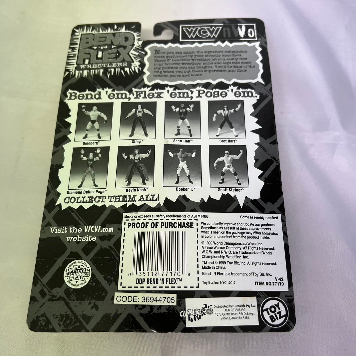 DDP - WCW Bend N Flex Action Figure Toybiz