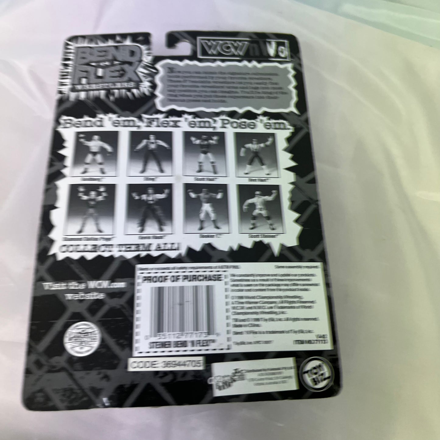 Scott Steiner - WCW Bend N Flex Action Figure Toybiz 1