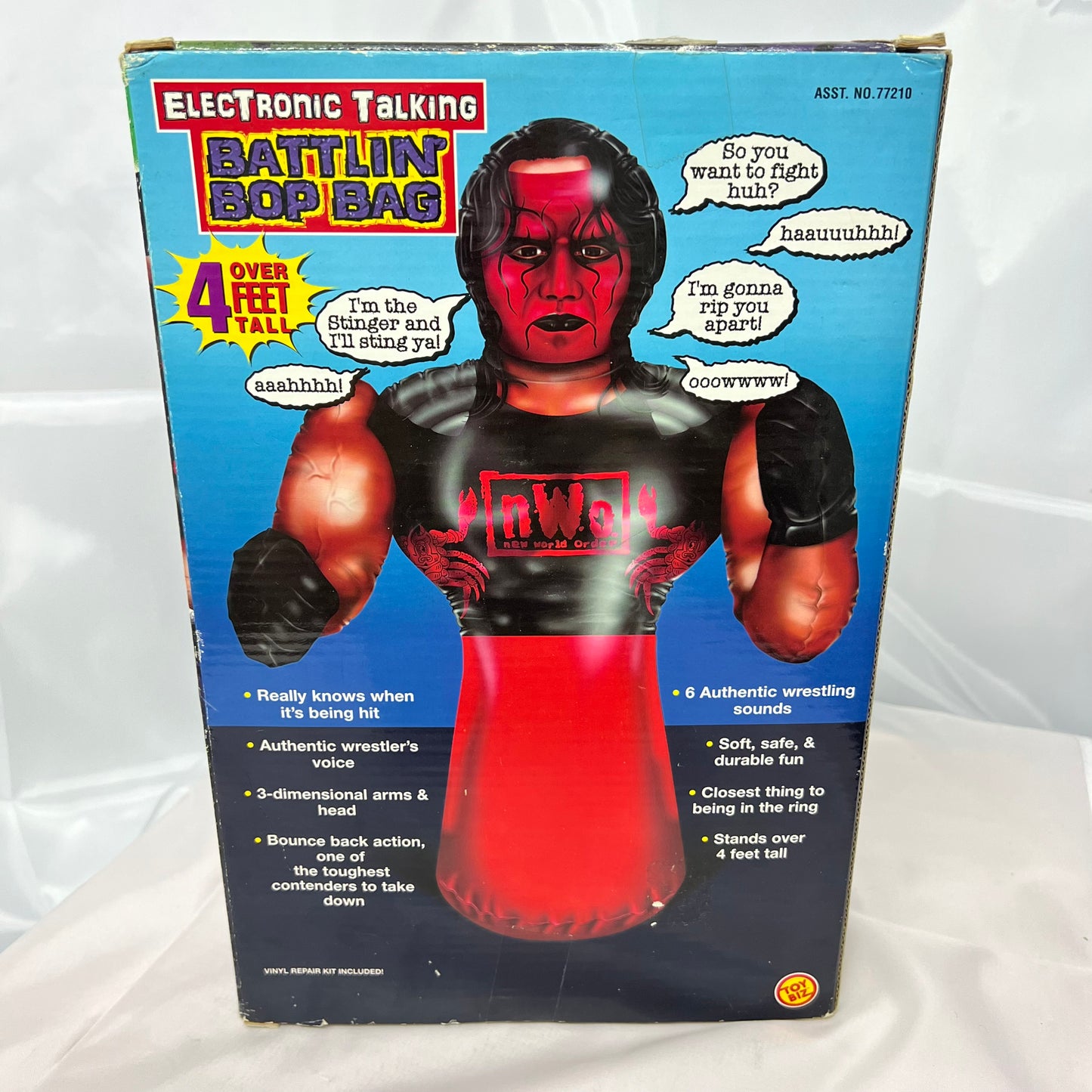 Sting NWO Wolfpac - WCW Bop Bag Sealed WWE