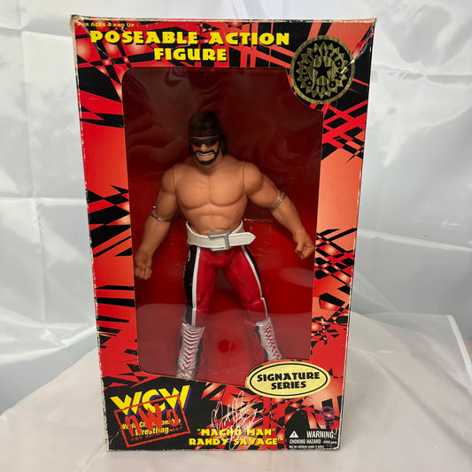Macho Man Randy Savage - WCW Signature Series Action Figure WWE Sealed