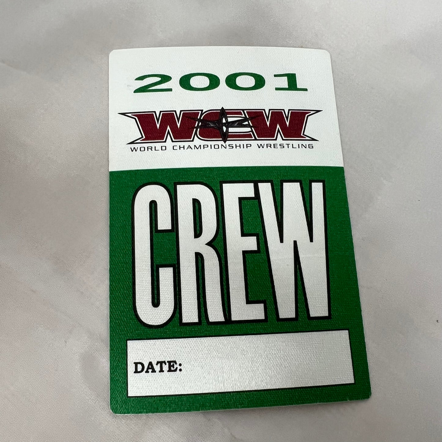 WCW 2001 Crew Rare WWE Collectable Monday Night War