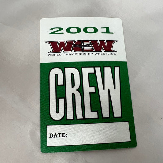 WCW 2001 Crew Rare WWE Collectable Monday Night War