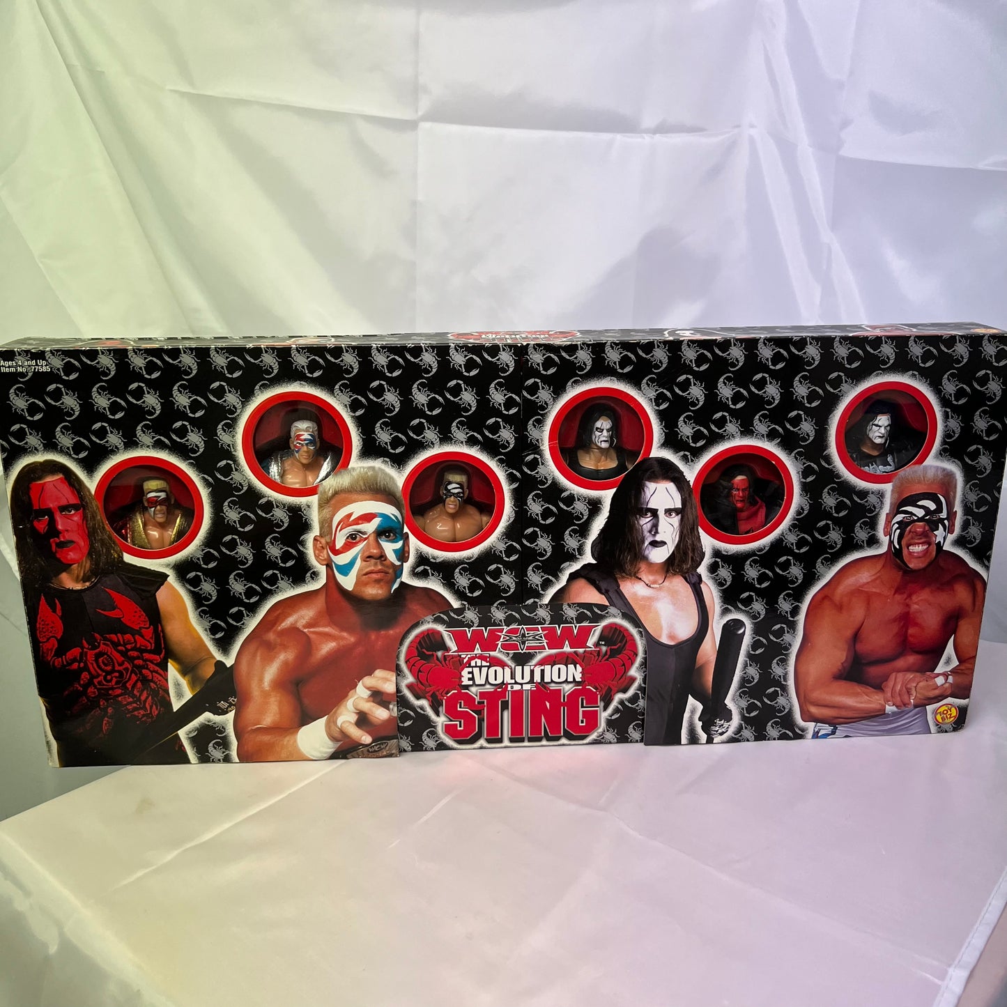 Evolution of Sting - WCW Rare 6 Pack Action Figures WWE Sealed Rare