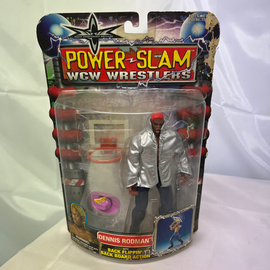 Dennis Rodman Red Hair - WCW Powerslam Action Figure WWE