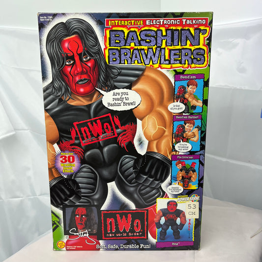 Sting NWO Wolfpac - WCW Bash N Brawler Plush WWE FACTORY SEALED Rare