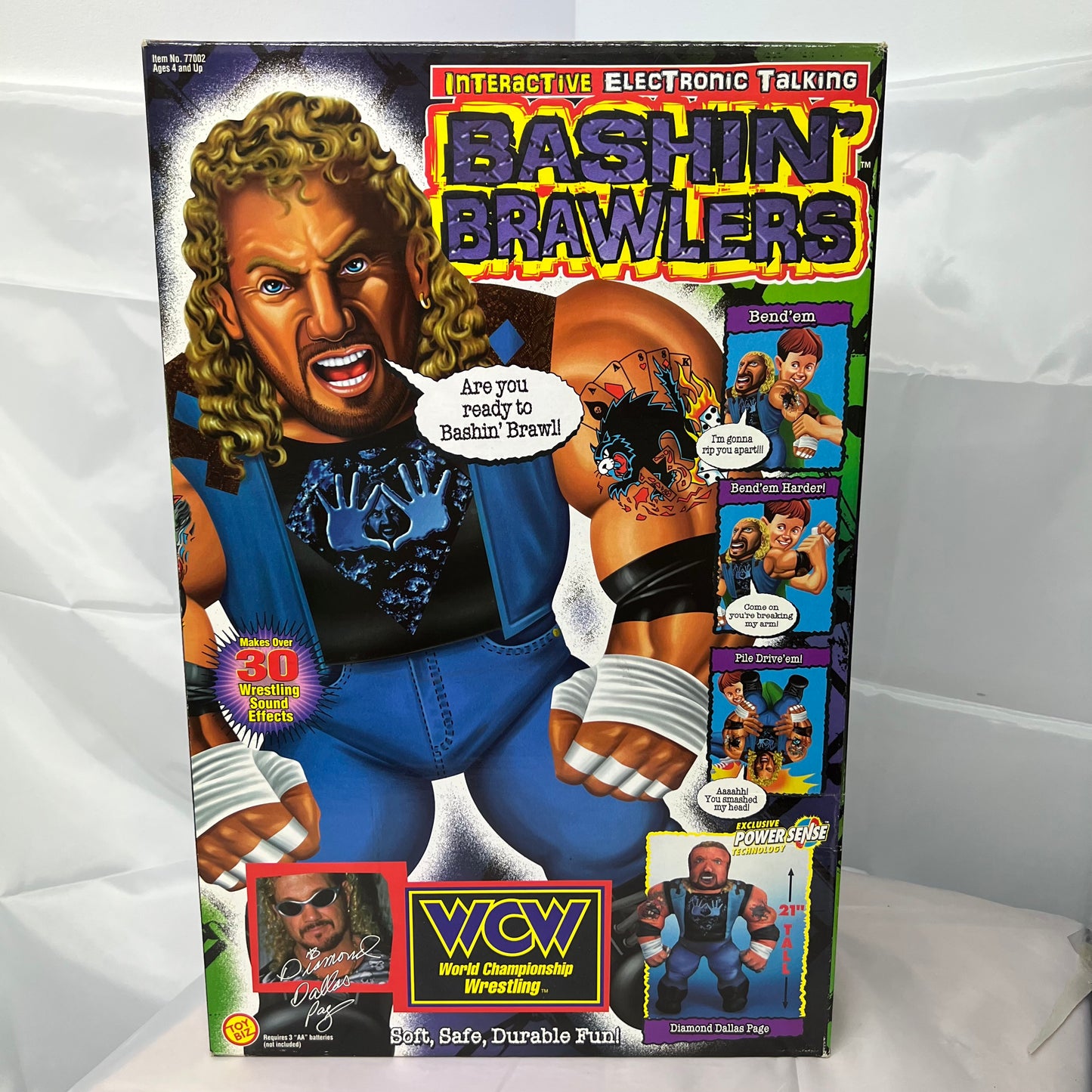 DDP - WCW Bash N Brawler Plush WWE FACTORY SEALED Rare