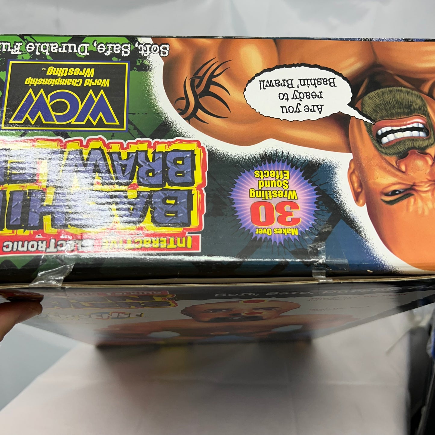 Goldberg - WCW Bash N Brawler Plush WWE FACTORY SEALED Rare