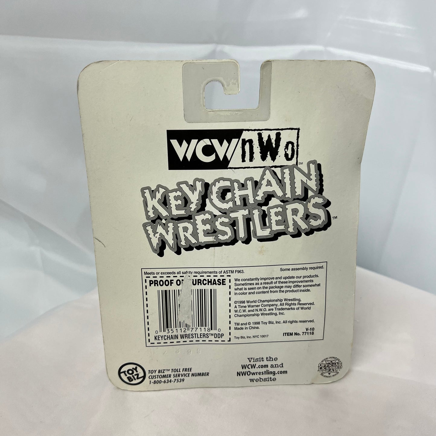 DDP - WCW Keychain Wrestlers Action Figure WWE