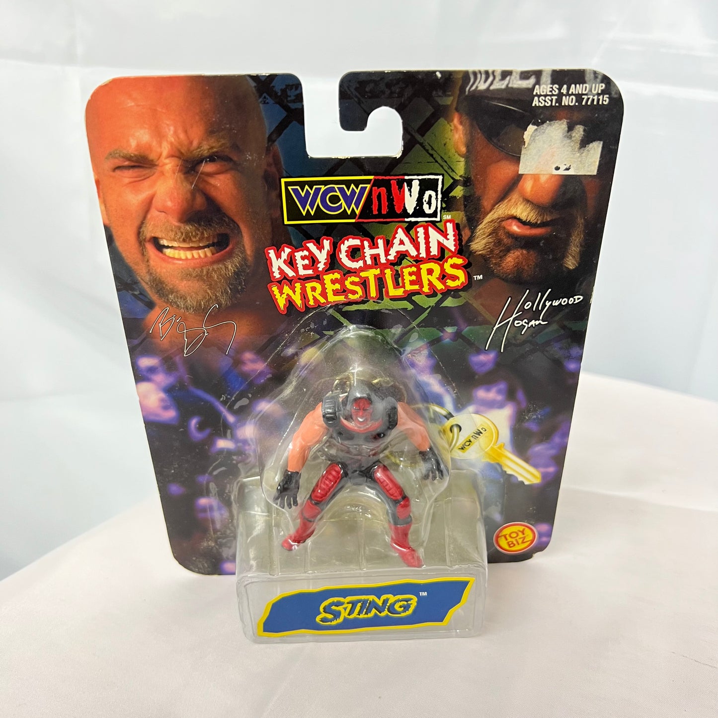 Sting NWO Wolfpac - WCW Keychain Wrestlers Action Figure WWE
