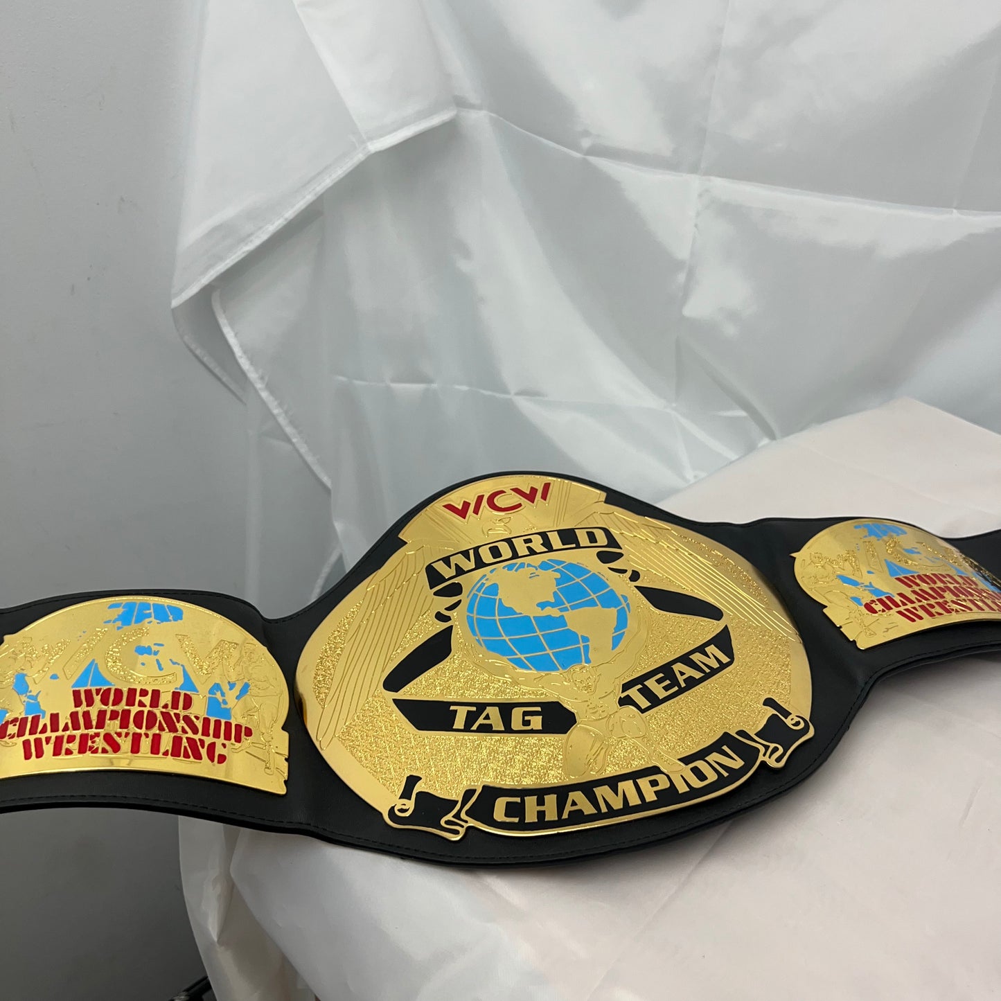 WWE WCW World Tag Team Championship Authentic Replica Belt