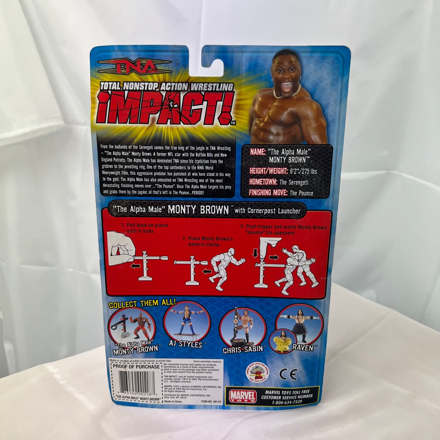 Monty Brown - TNA Impact Series 3 Action Figure WWE