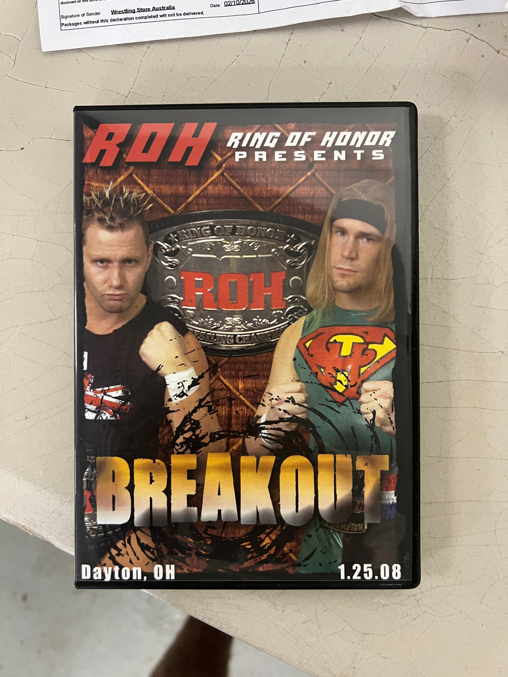 ROH BREAKOUT (DVD) 2008 RARE RING OF HONOR WWE PWG TNA AEW