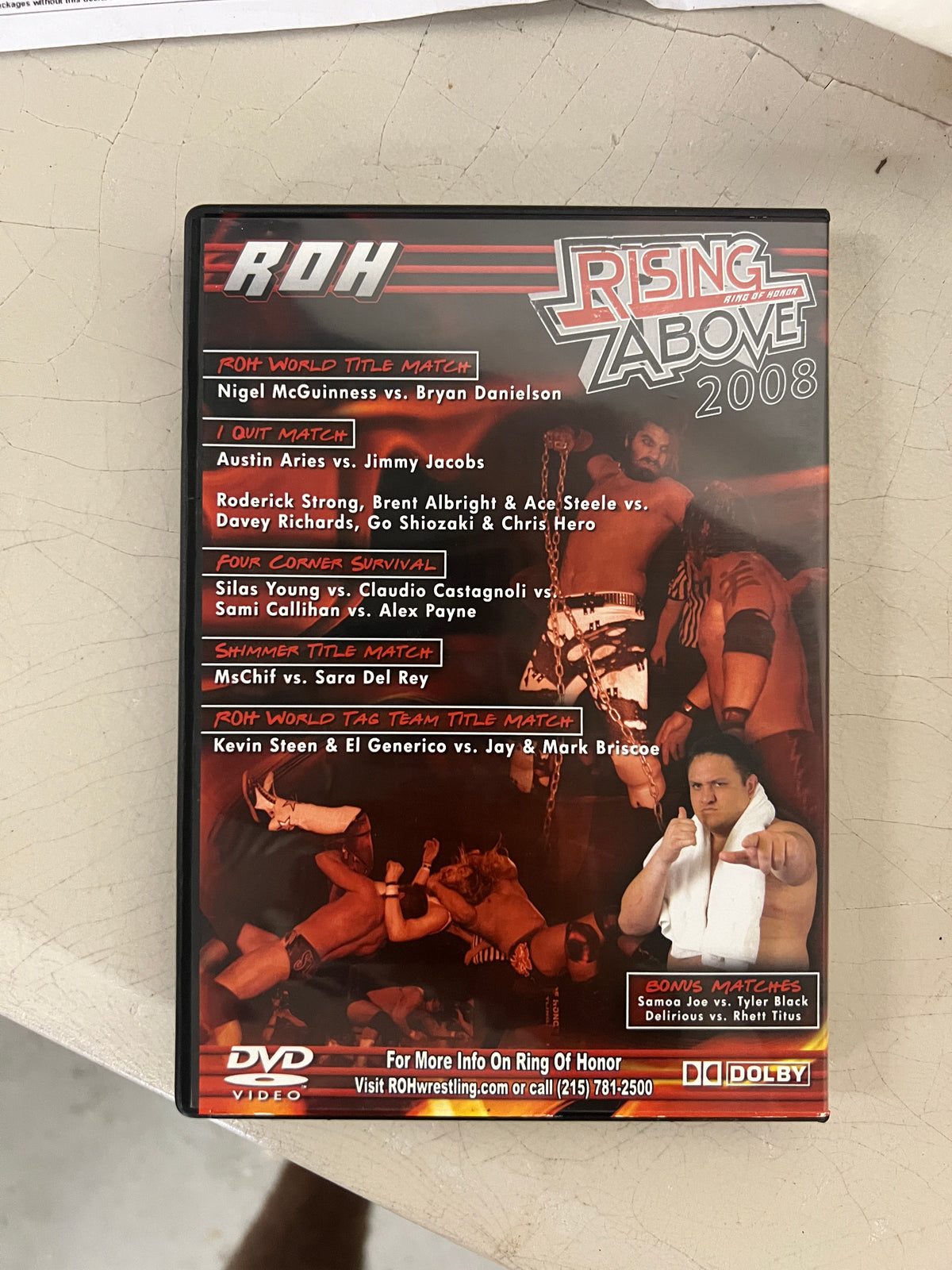 ROH - Ring of Honor - Rising Above 2008 - WWE