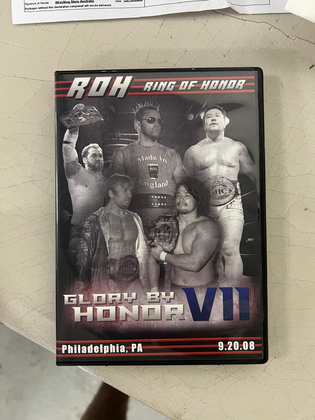 ROH Glory By Honor VII 7 DVD Ring of Honor AEW TNA NXT Steel Cage Warfare WWE