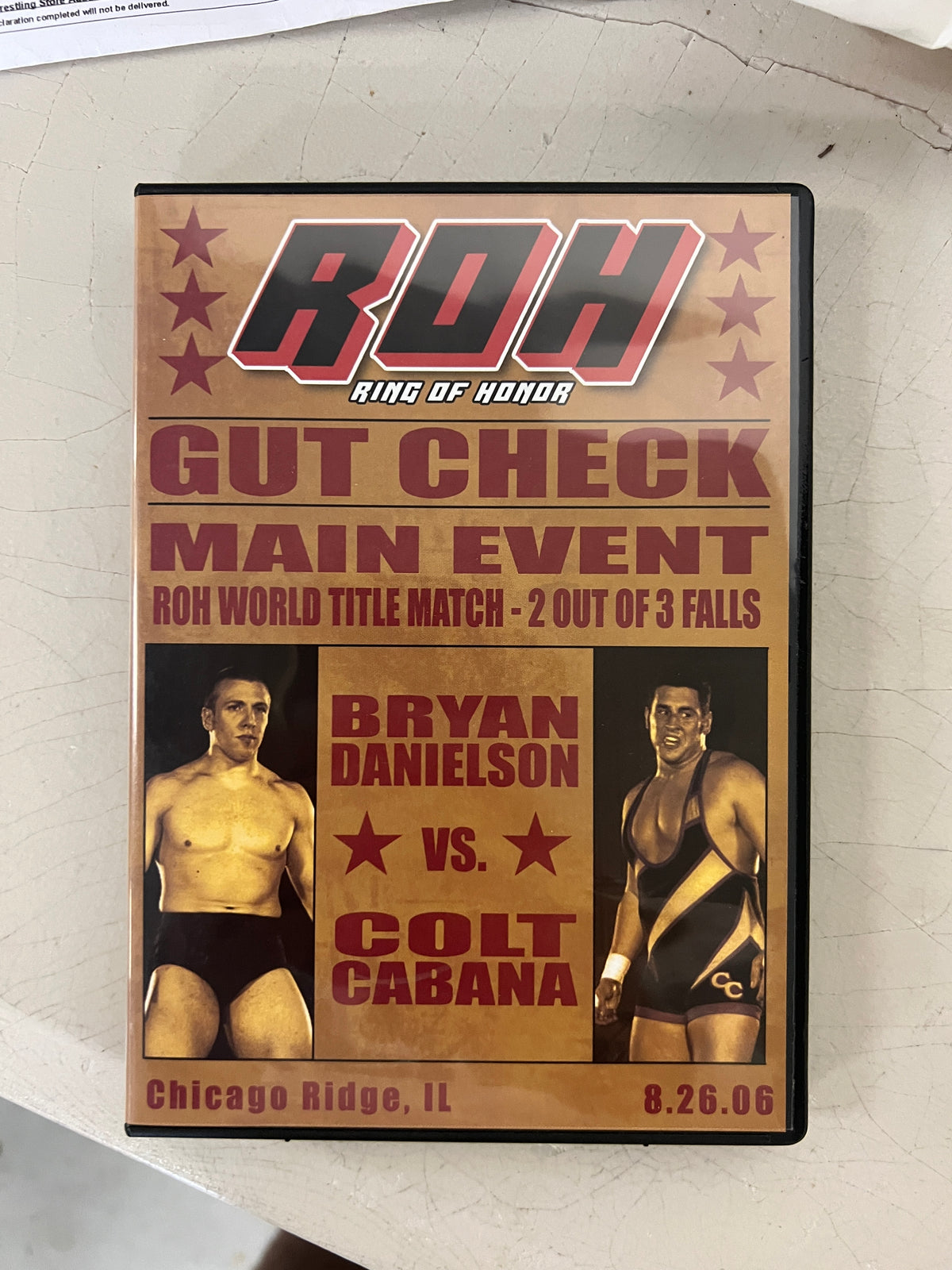 WWE ROH Ring Of Honor GUT CHECK (2006, DVD)
