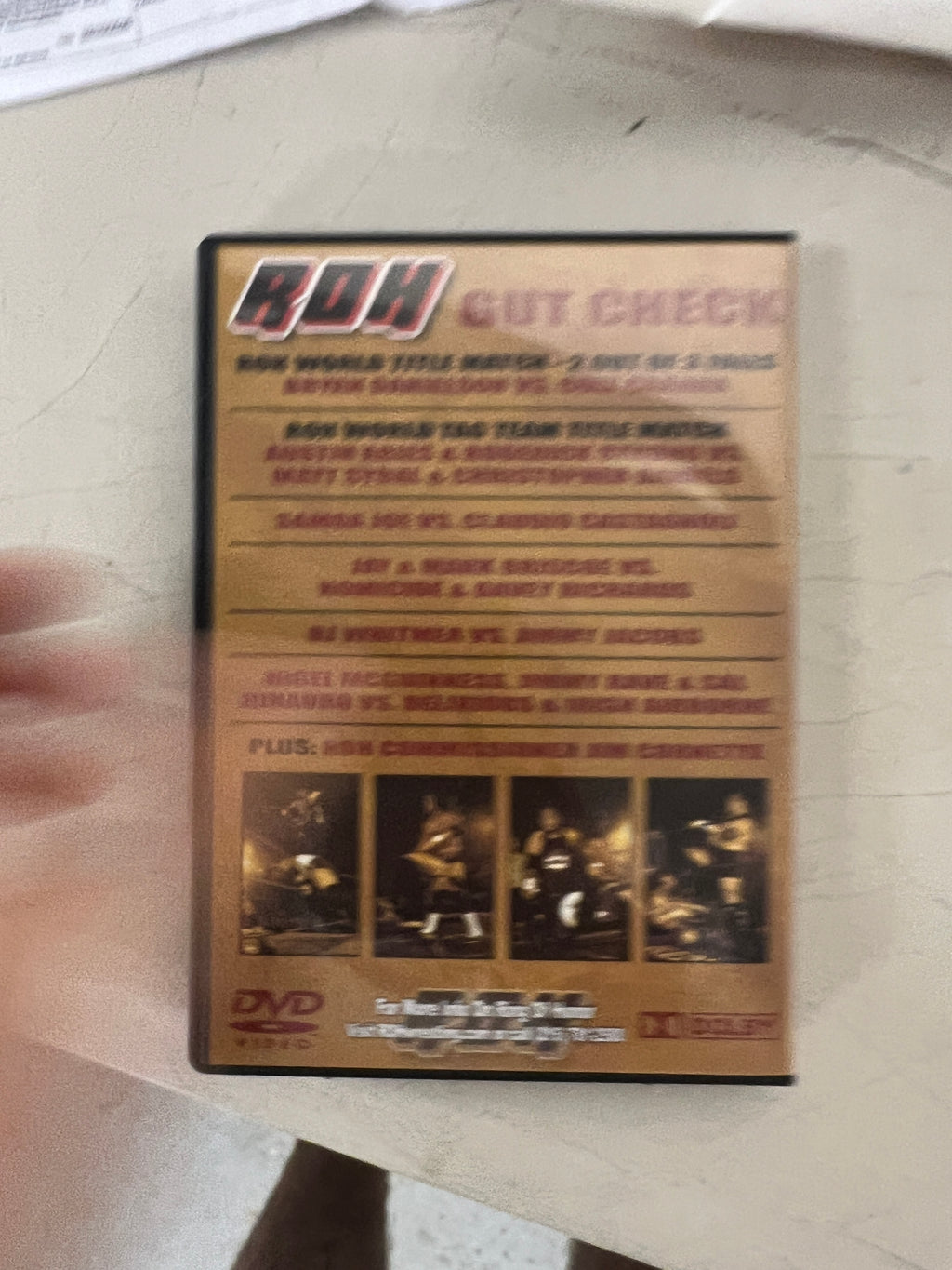 WWE ROH Ring Of Honor GUT CHECK (2006, DVD)