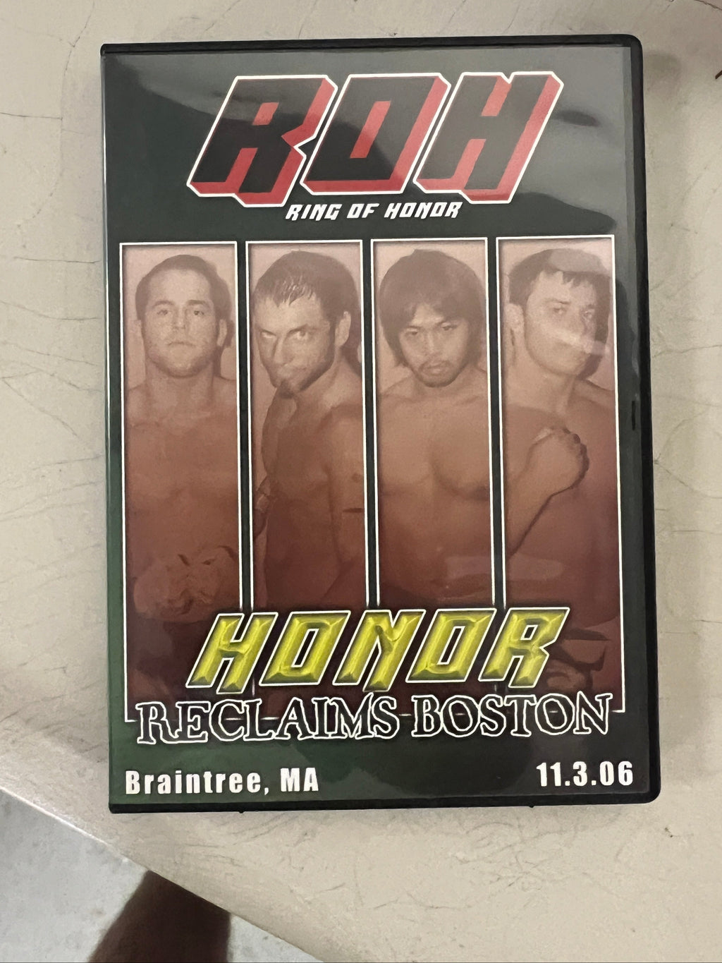ROH "Honor Reclaims Boston" DVD ft. Claudio, Danielson, Briscoes, Corino WWE