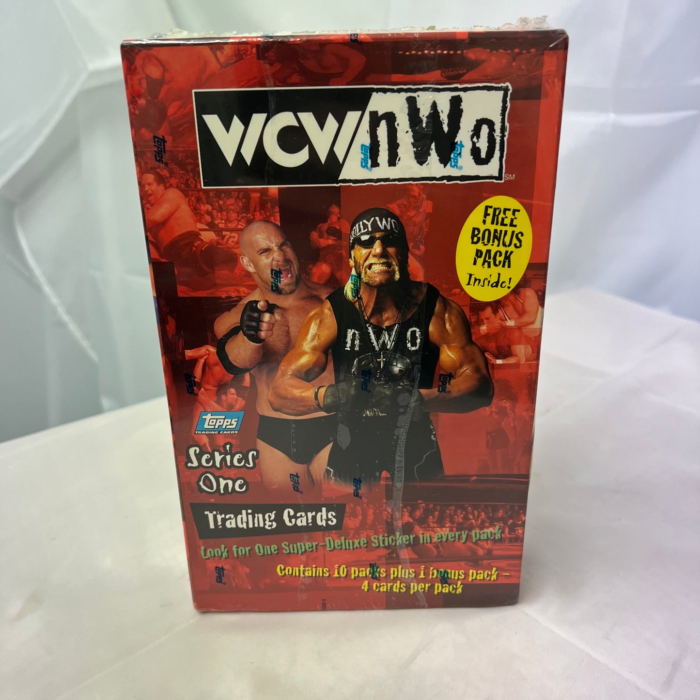 WCW nWo 1998 Topps Wrestling Blaster Box Series 1 - 11 Packs New Sealed WWE