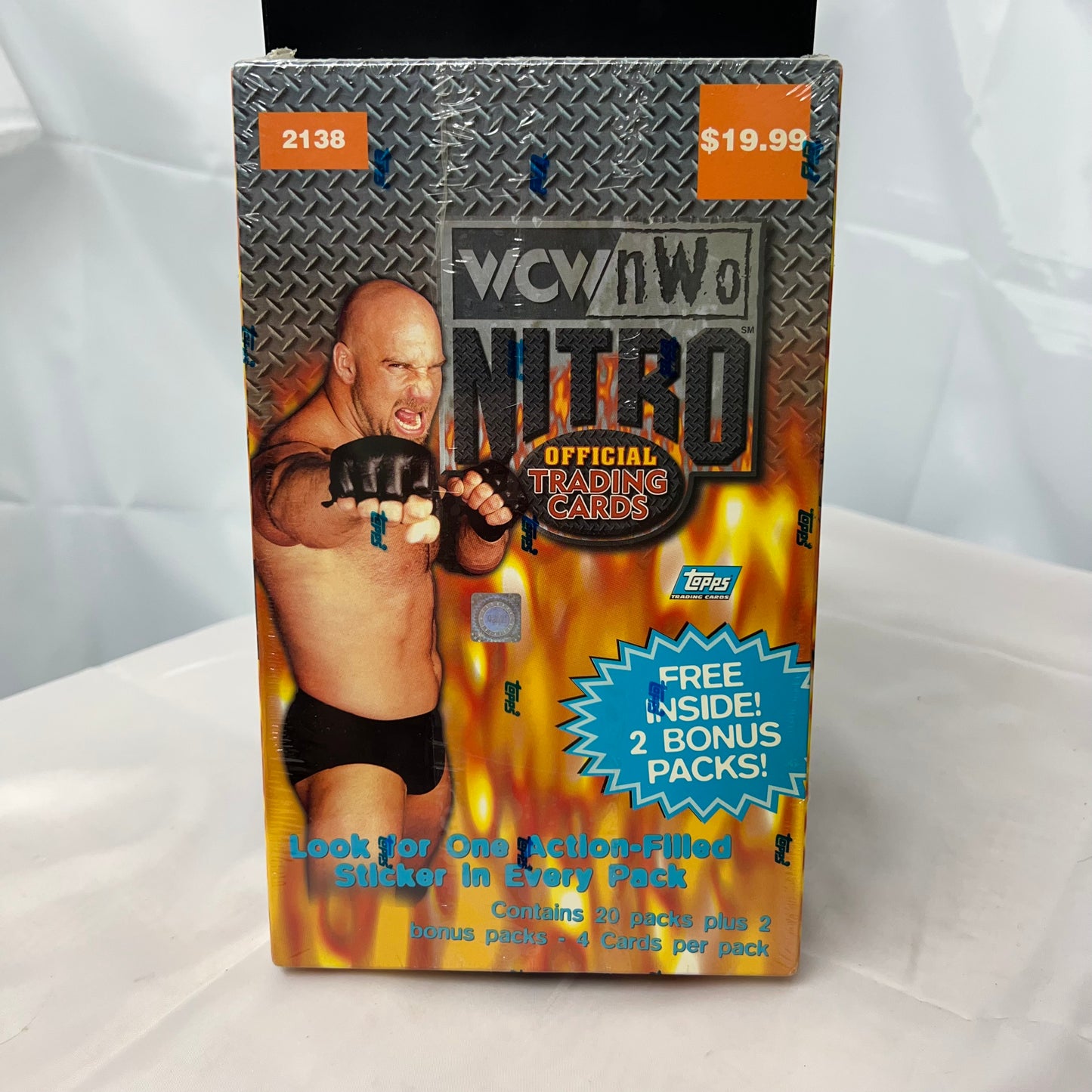 1999 WCW nWo Topps Wrestling Cards 11 Pack Sealed Blaster Box, nWo WWE