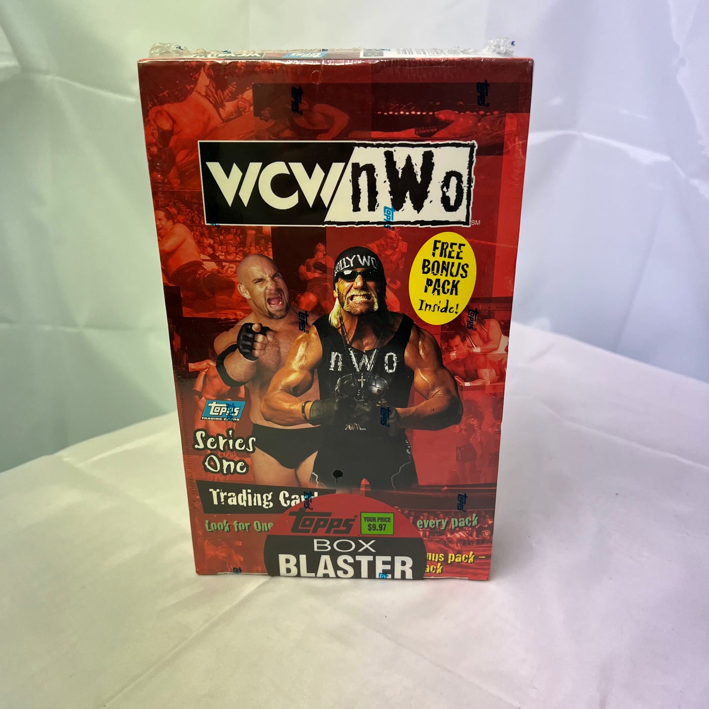WCW nWo 1998 Topps Wrestling Blaster Box Series 1 11 Packs New Sealed WWE