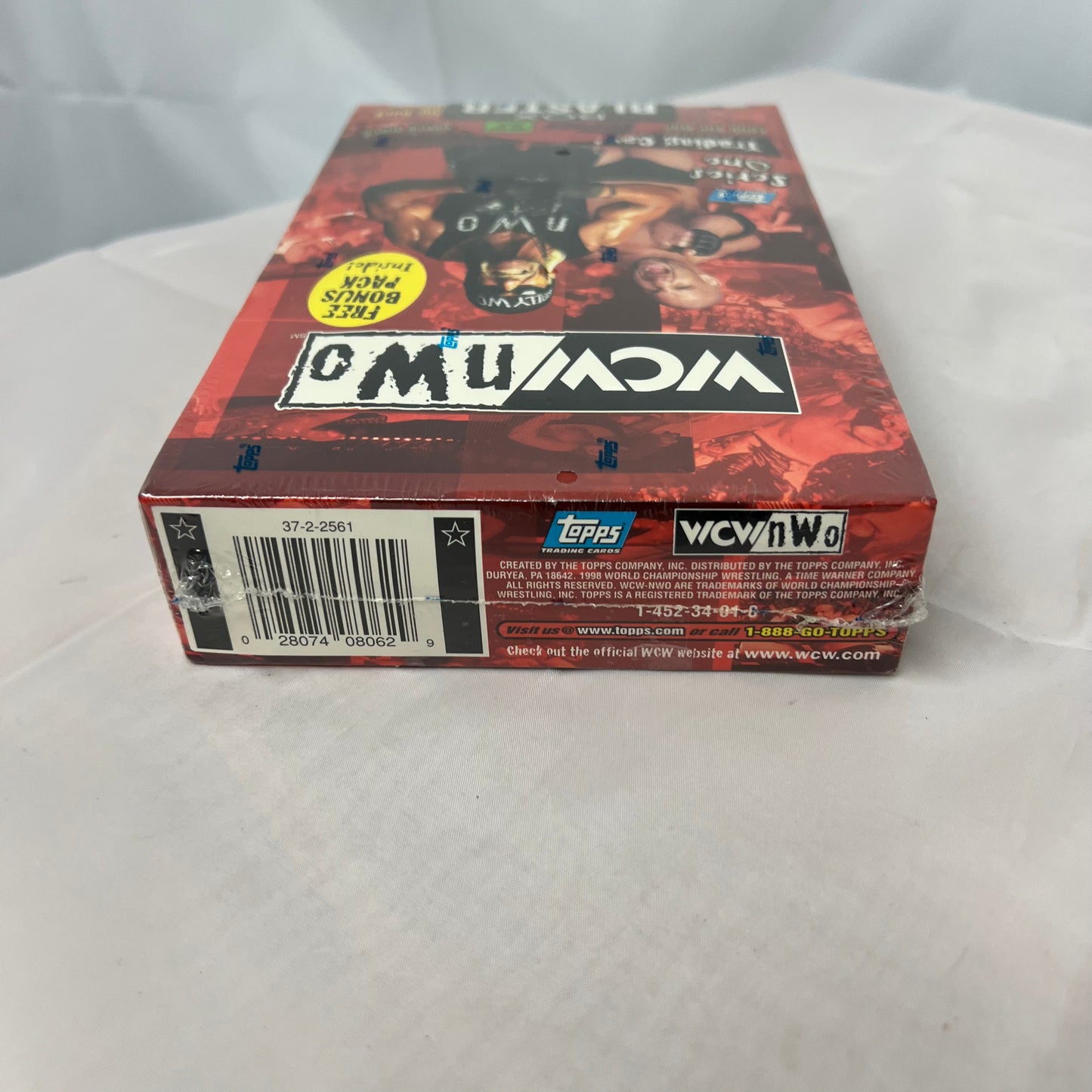 WCW nWo 1998 Topps Wrestling Blaster Box Series 1 11 Packs New Sealed WWE