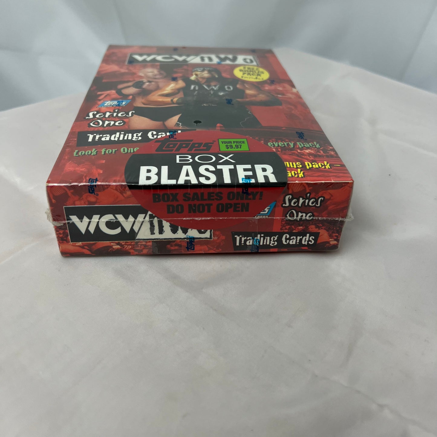 WCW nWo 1998 Topps Wrestling Blaster Box Series 1 11 Packs New Sealed WWE