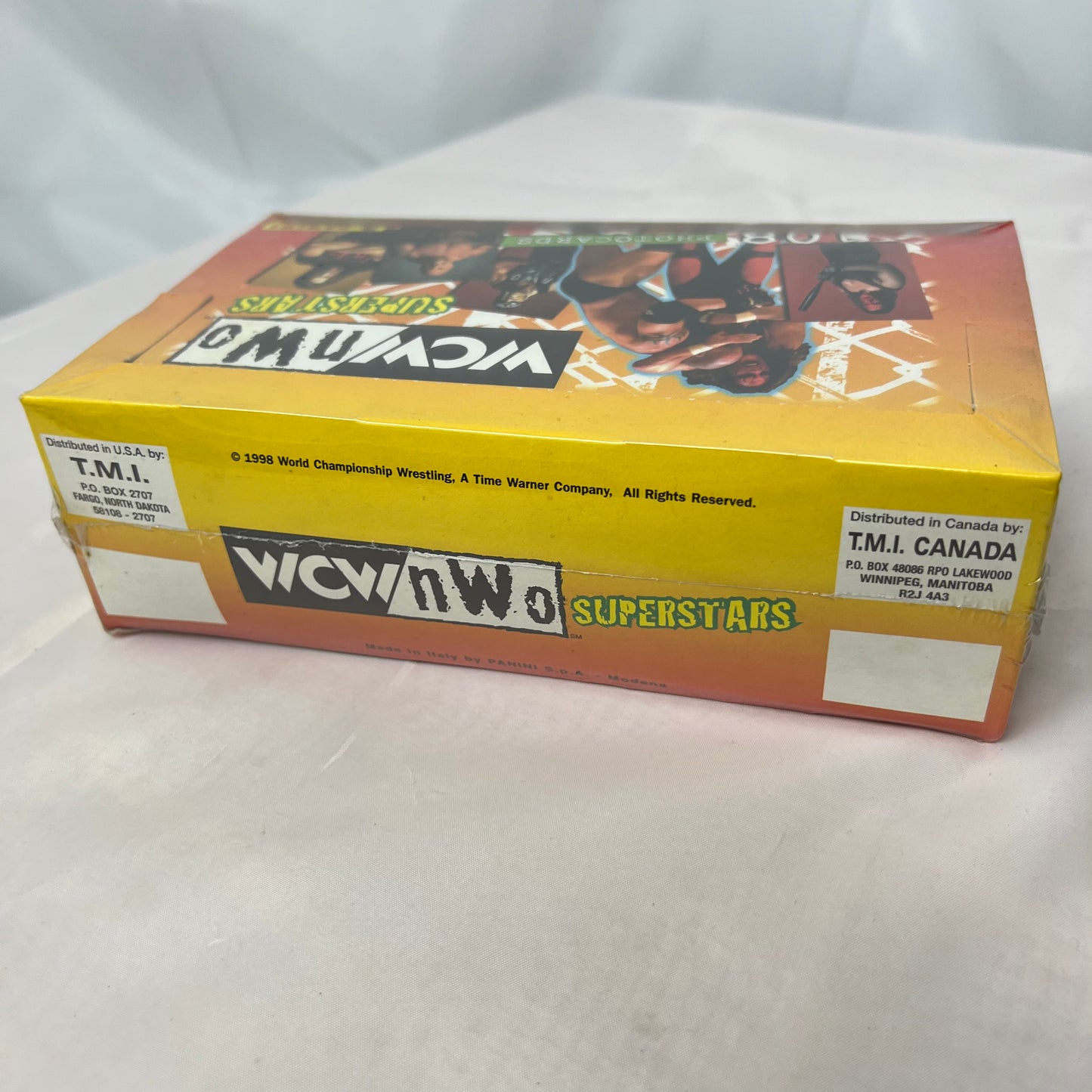 1998 Panini WCW/NWO Superstars Photocards Factory SEALED Box Rare Hogan 42 CARDS
