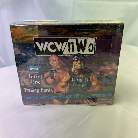 WCW NWO Topps Series 1 Trading Cards 24 Packs SEALED Box 1998 WWE