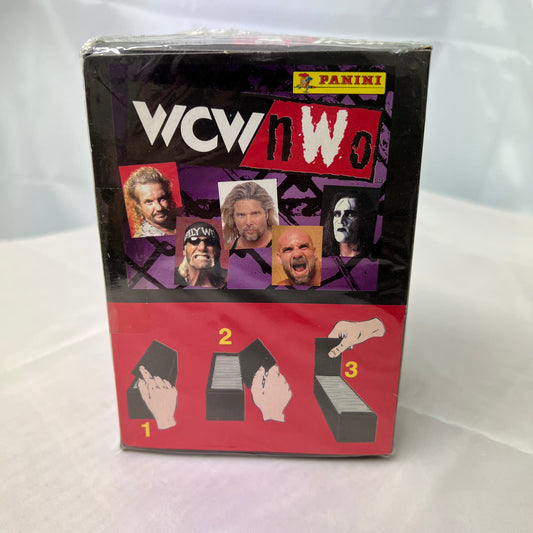 1999 Panini WCW/nWo Wrestling Stickers Factory Sealed (100 packs) – Hulk Hogan WWE