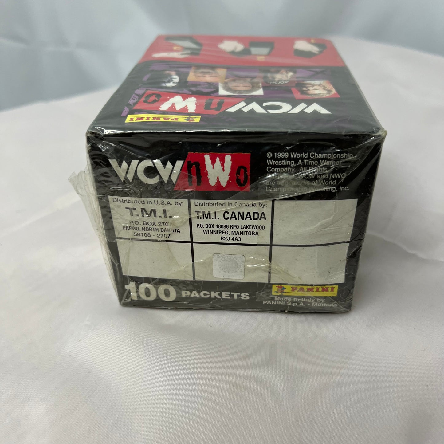 1999 Panini WCW/nWo Wrestling Stickers Factory Sealed (100 packs) – Hulk Hogan WWE 2