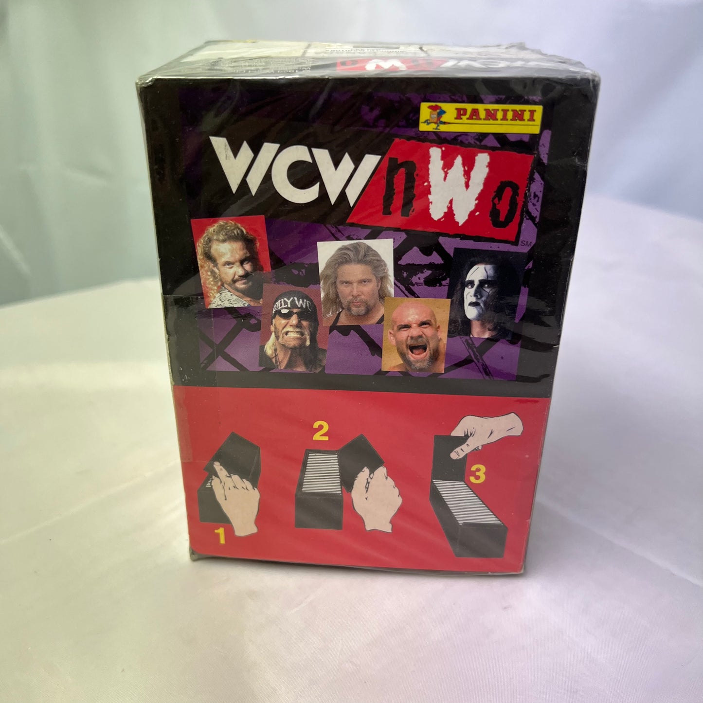 1999 Panini WCW/nWo Wrestling Stickers Factory Sealed (100 packs) – Hulk Hogan WWE 3