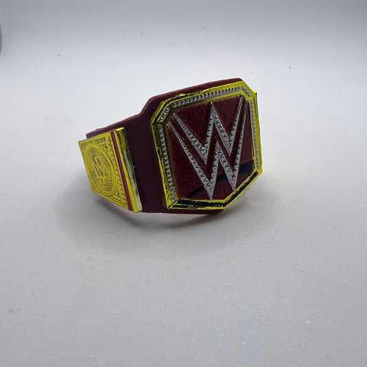 WWE Red Universal World Championship - WWE Action Figure Toy Belt for Action Figure