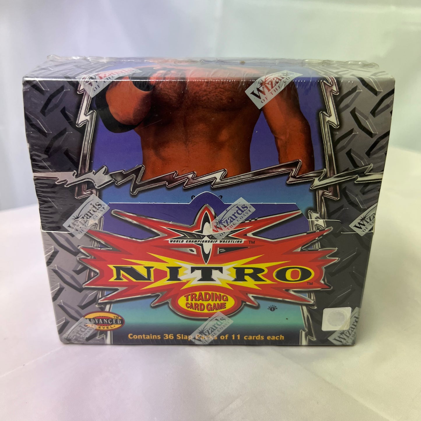 2000 WOTC WCW Wrestling Nitro Trading Card Game – sealed booster box (36 slap packs)