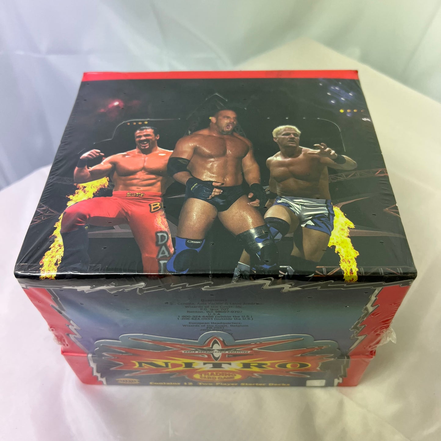WCW NITRO Trading Card Game World Championship Wrestling Sealed 12 x Starters