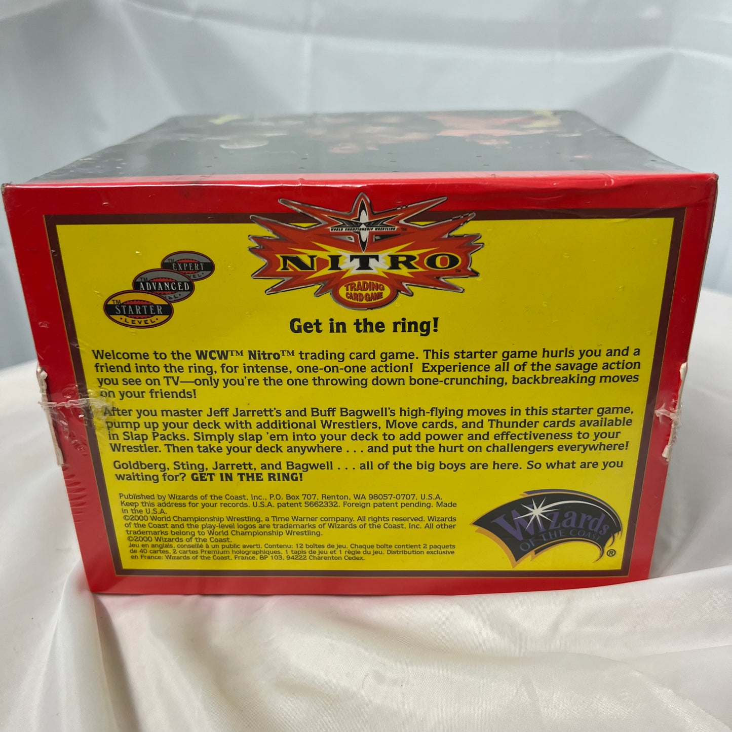 WCW NITRO Trading Card Game World Championship Wrestling Sealed 12 x Starters