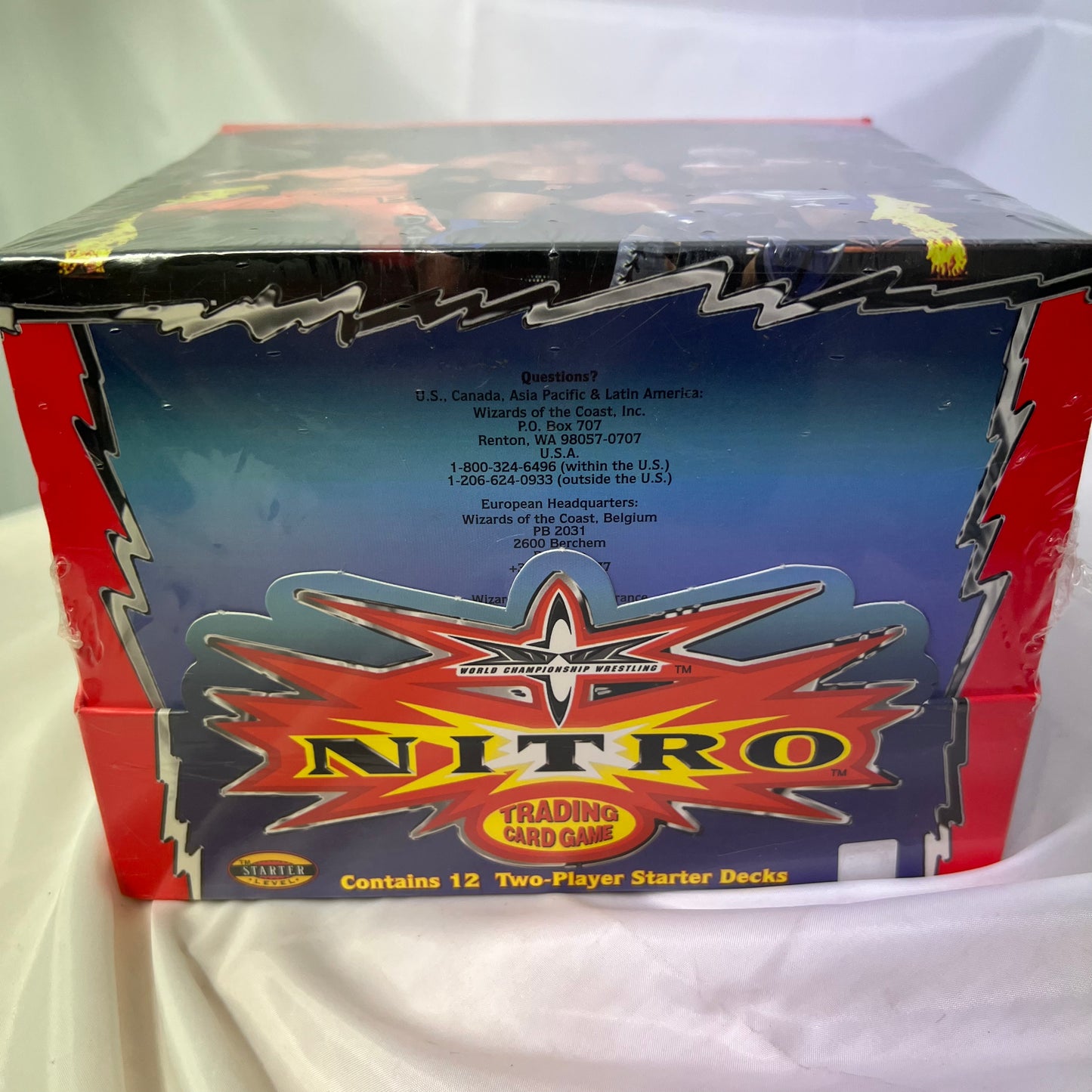 WCW NITRO Trading Card Game World Championship Wrestling Sealed 12 x Starters